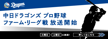 中日ドラゴンズ　プロ野球ファーム・リーグ戦