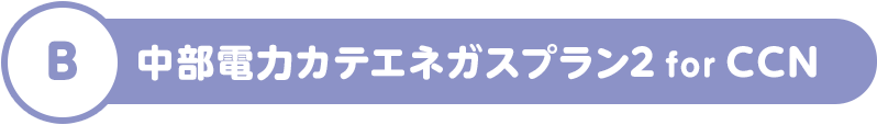 B 中部電力カテエネガスプラン2 for CCN