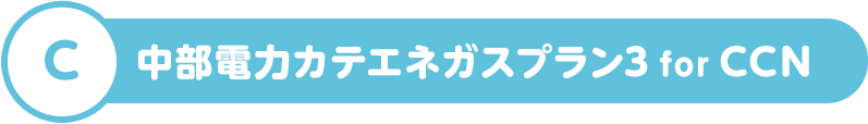 C 中部電力カテエネガスプラン3 for CCN